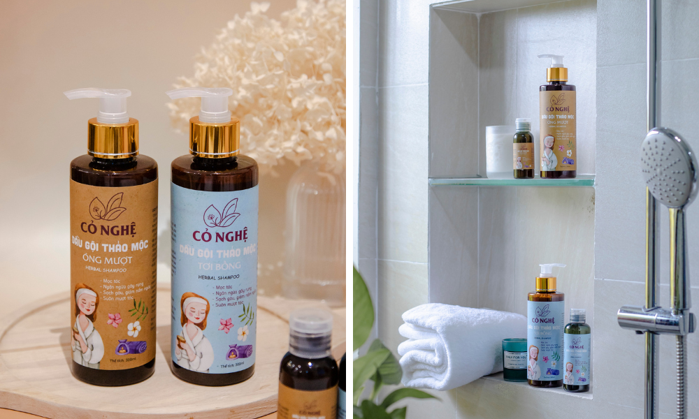 Dầu gôi thảo mộc của CỎ NGHỆ