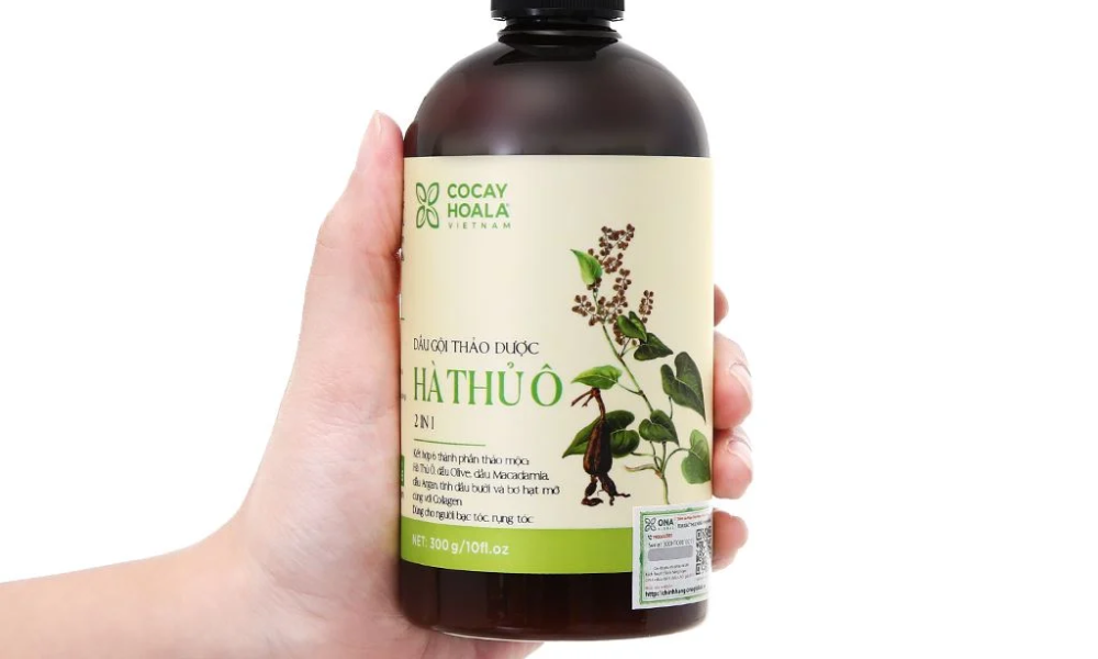 Dầu gội thảo dược Hà thủ ô trị rụng tóc – Cocayhoala